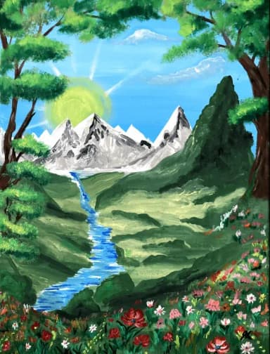 Mountains landscape