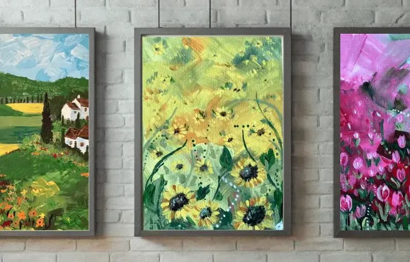 Canvas art works
